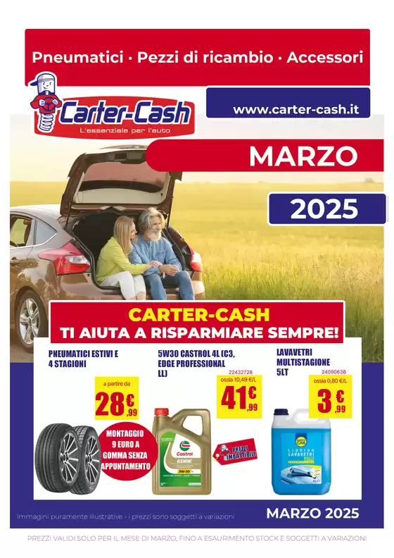 Volantino Carter Cash a Piacenza | Riparazione foratura gratis | 12/3/2025 - 31/3/2025