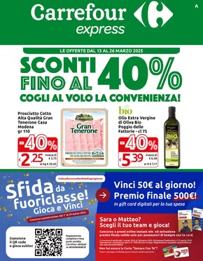 Volantino Carrefour Express a Bollate | Sconti fino al 40% | 13/3/2025 - 26/3/2025