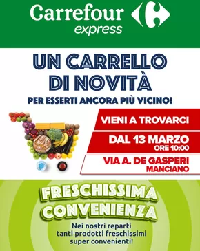 Volantino Carrefour Express | Un carrello di novità | 13/3/2025 - 26/3/2025