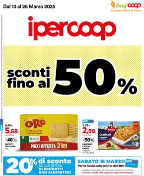Offerte di Iper e super a Rovigo | Sconti fino al 50% in Ipercoop | 13/3/2025 - 26/3/2025