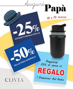 Offerte di Cura casa e corpo a Reggio Calabria | Auguri papa in Clivia | 18/3/2025 - 19/3/2025