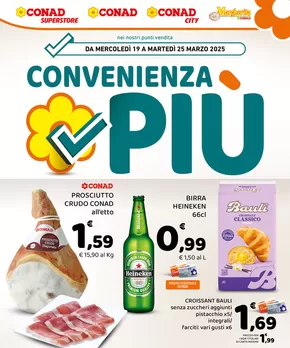 Offerte di Iper e super a Mazara del Vallo | Convenienza Più in Conad | 19/3/2025 - 25/3/2025