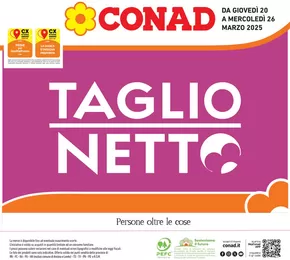Offerte di Iper e super a Mestre | Taglio netto in Conad | 20/3/2025 - 26/3/2025