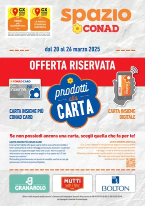 Volantino Spazio Conad a Rescaldina | PRODOTTI ALLA CARTA | 20/3/2025 - 26/3/2025