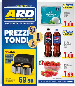 Offerte di Discount a Messina | Prezzi tondi in ARD Discount | 20/3/2025 - 30/3/2025