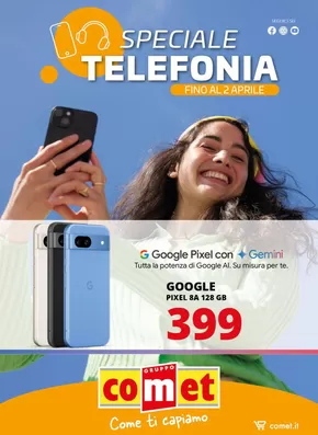 Volantino Comet a Piacenza | Speciale Telefonia da Comet! | 20/3/2025 - 2/4/2025