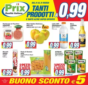 Offerte di Discount a Lonato del Garda | Tanti prodotti a 0.99 in Prix | 21/3/2025 - 31/3/2025