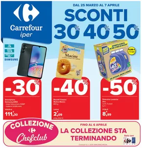 Offerte di Iper e super a Cesano Boscone | Sconti 30%40%50% in Carrefour Ipermercati | 25/3/2025 - 7/4/2025
