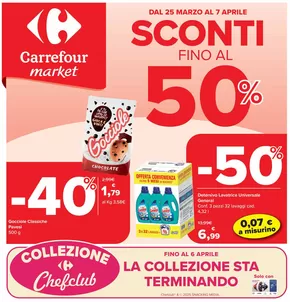 Offerte di Iper e super a Cesano Boscone | Sconti fino al 50% in Carrefour Market | 25/3/2025 - 7/4/2025