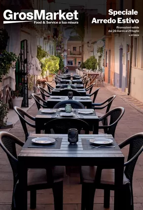 Volantino GrosMarket a Genova | Speciale Arredo Estivo | 26/3/2025 - 29/6/2025