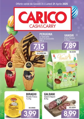 Offerte di Iper e super a Aversa | Offerte Carico Cash & Carry in Carico Cash & Carry | 3/4/2025 - 21/4/2025