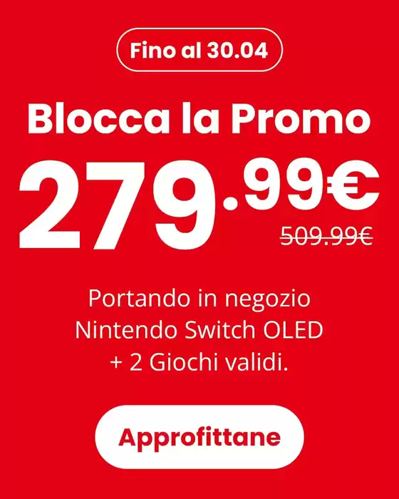 Volantino GameStop a Guidonia Montecelio | Nintendo Switch 2 | 5/6/2025 - 5/6/2025