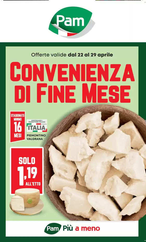 Volantino Pam a Torino | Convenienza di fine mese | 22/4/2025 - 29/4/2025
