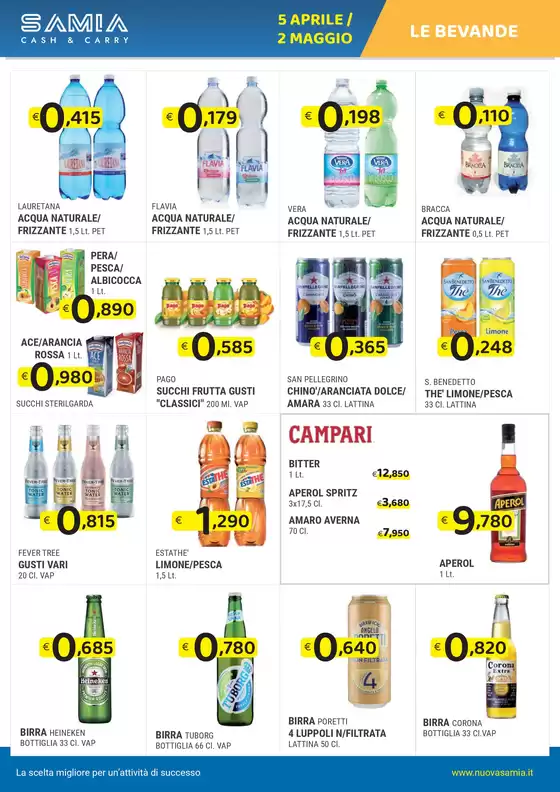 Volantino Samia Cash and Carry a Seregno | Dal 5 aprile al 2 maggio | 5/4/2025 - 2/5/2025