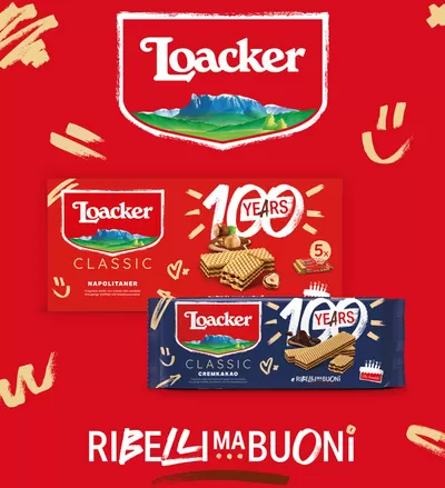 Volantino Loacker | Ribelli ma buoni! | 14/4/2025 - 8/6/2025