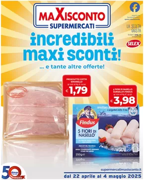 Volantino Maxisconto Supermercati a Torre Pellice | Incredibili maxi sconti! | 22/4/2025 - 4/5/2025