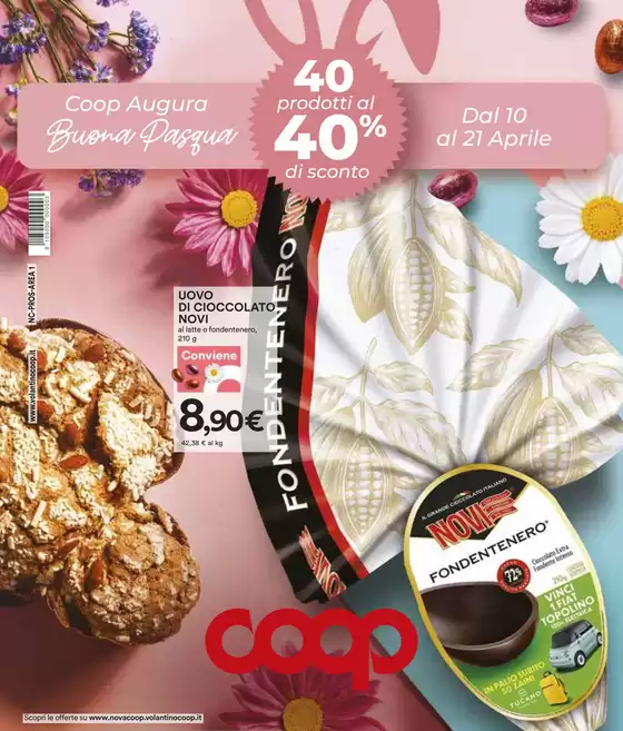 Volantino Coop a Vigevano | 40 prodotti al 40% di sconto | 10/4/2025 - 21/4/2025