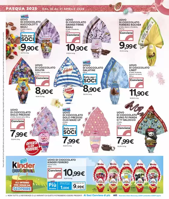 Volantino Coop a Vigevano | 40 prodotti al 40% di sconto | 10/4/2025 - 21/4/2025