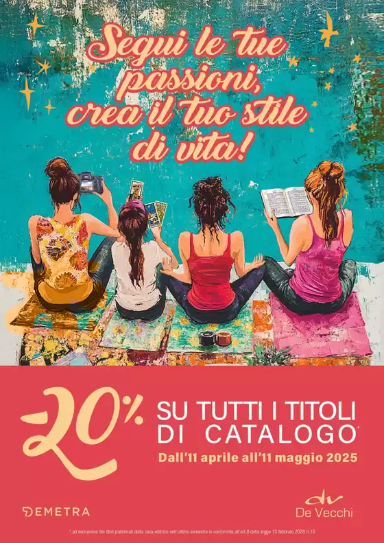 Volantino Ubik a Milano | -20% Su tutti i titoli di catalogo | 11/4/2025 - 11/5/2025