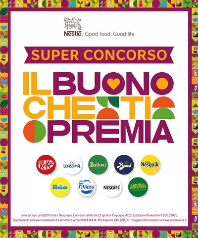 Volantino Nestlé | Il Buono Che Ti Premia | 22/4/2025 - 15/6/2025