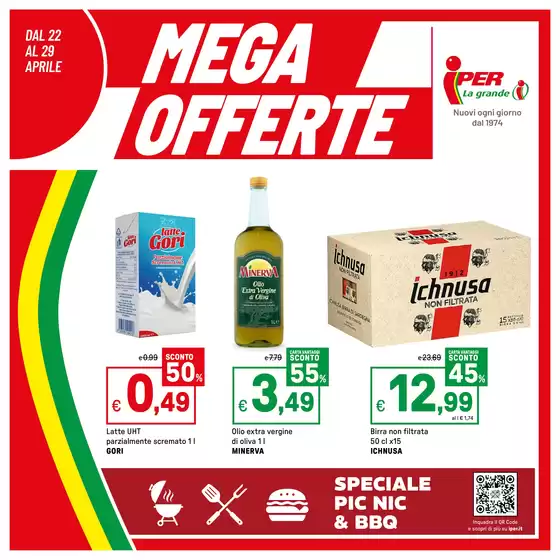 Volantino Iper La grande i a Varese | Mega offerte | 22/4/2025 - 29/4/2025