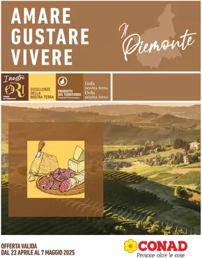 Volantino Spazio Conad a Cuneo | Amare gustare vivere | 23/4/2025 - 7/5/2025