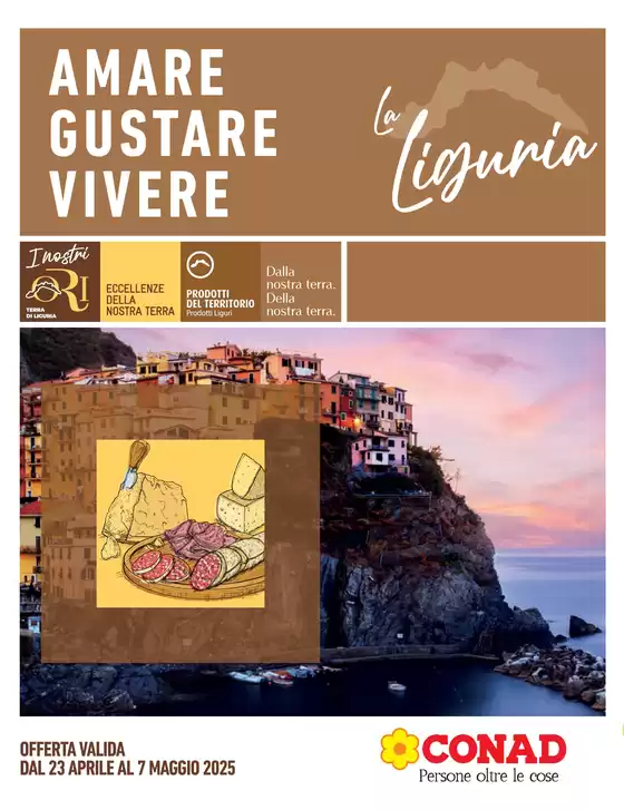 Volantino Spazio Conad a Taggia | Amare gustare vivere | 23/4/2025 - 7/5/2025