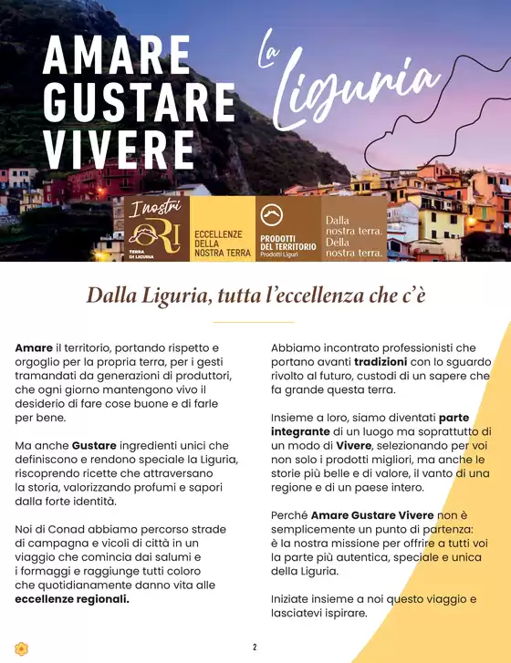 Volantino Spazio Conad a Taggia | Amare gustare vivere | 23/4/2025 - 7/5/2025
