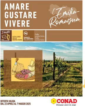 Volantino Conad Superstore a Bologna | Amare gustare vivere | 23/4/2025 - 7/5/2025