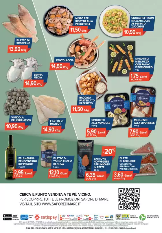Volantino Sapore di Mare a Asti | A primavera sbocciano le offerte! | 22/4/2025 - 4/5/2025