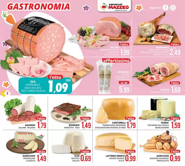 Volantino Mazzeo Supermercati | Buona Pasqua | 15/4/2025 - 27/4/2025