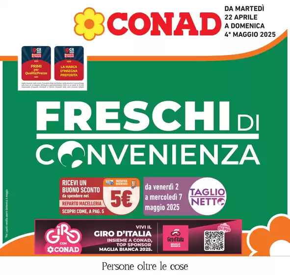 Volantino Conad a Russi | Freschi di convenienza | 22/4/2025 - 4/5/2025