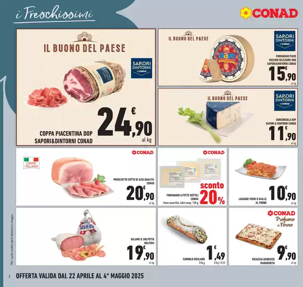 Volantino Conad a Russi | Freschi di convenienza | 22/4/2025 - 4/5/2025