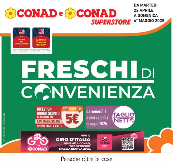 Volantino Conad Superstore a Jesi | Freschi di convenienza | 22/4/2025 - 4/5/2025