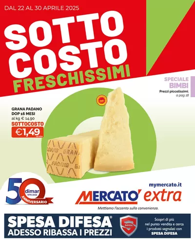 Volantino Mercatò Extra a Alessandria | Sottocosto Freschissimi | 22/4/2025 - 30/4/2025