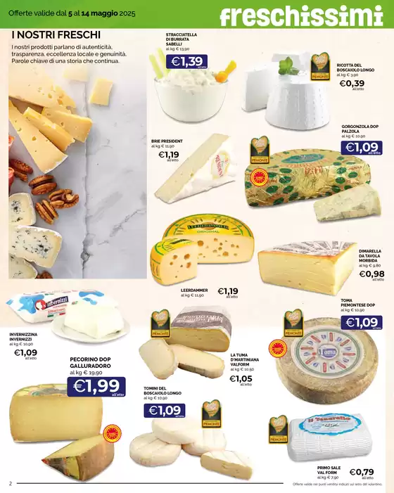 Volantino Maxisconto Supermercati | Freschissimi in festa | 5/5/2025 - 14/5/2025