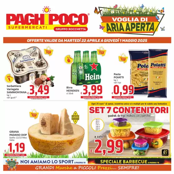 Volantino PaghiPoco a Castelvetrano | Voglia di aria aperta | 22/4/2025 - 1/5/2025