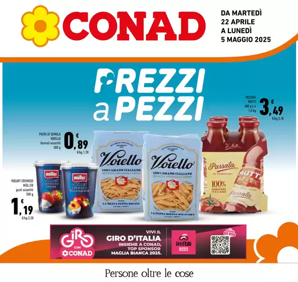 Volantino Conad a Valdagno | Prezzi a pezzi | 22/4/2025 - 5/5/2025