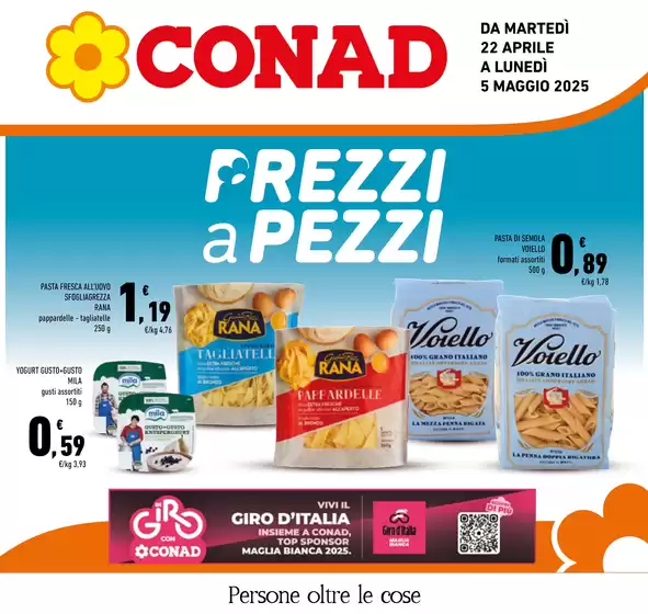 Volantino Conad a Trento | Prezzi a pezzi | 22/4/2025 - 5/5/2025