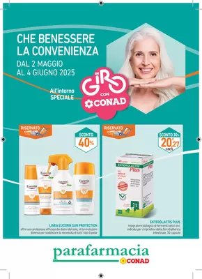 Volantino Parafarmacia Conad | Che benessere la convenienza | 2/5/2025 - 4/6/2025