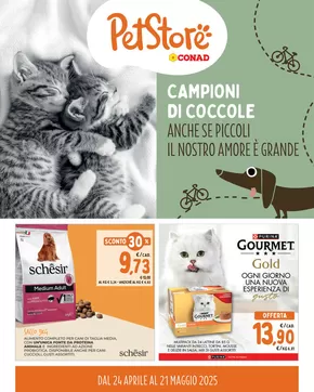 Volantino Pet Store Conad | Dal 24 Aprile al 21 Maggio 2025 | 24/4/2025 - 21/5/2025