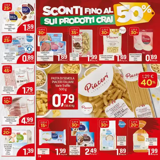 Volantino Crai a Guidonia Montecelio | Sconti fino al 50% | 22/4/2025 - 1/5/2025