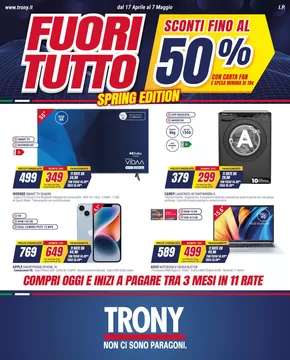 Volantino Trony | Fuori tutto spring edition | 17/4/2025 - 7/5/2025