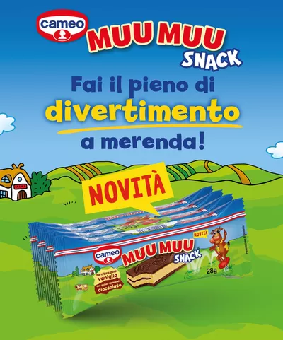 Volantino Muu Muu | Fai il pieno di divertimento a merenda! | 18/4/2025 - 16/5/2025