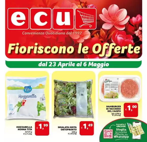 Volantino Ecu a Cattolica | Fioriscono le offerte | 23/4/2025 - 6/5/2025