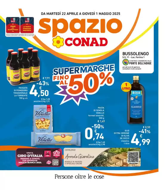 Volantino Spazio Conad a Bussolengo | Super marche fino al 50% | 22/4/2025 - 1/5/2025