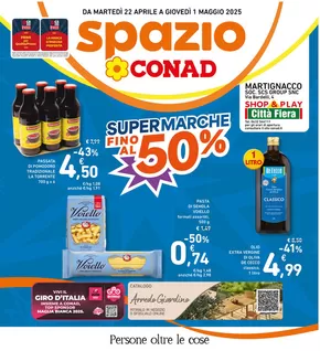 Volantino Spazio Conad a Martignacco | Super marche fino al 50% | 22/4/2025 - 1/5/2025