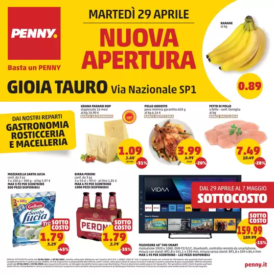 Volantino PENNY | Nuova apertura | 29/4/2025 - 7/5/2025