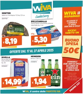 Volantino Wiva Cash&Carry a Taranto | Offerte valide dal 17 al 27 aprile | 17/4/2025 - 27/4/2025