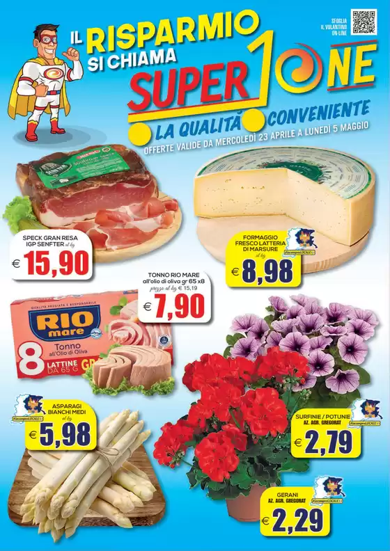 Volantino SuperOne a Codroipo | Il risparmio si chiama SuperOne | 22/4/2025 - 5/5/2025